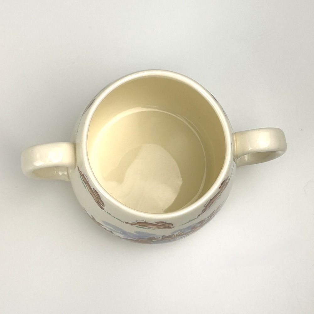 Royal Doulton Bunnykins Oval Bowl Mug Set Bone China England‎ Vintage Set of 2 - Picture 8 of 9